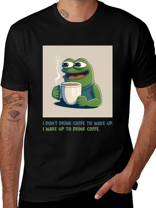 Funny Frog Coffee T-Shirt