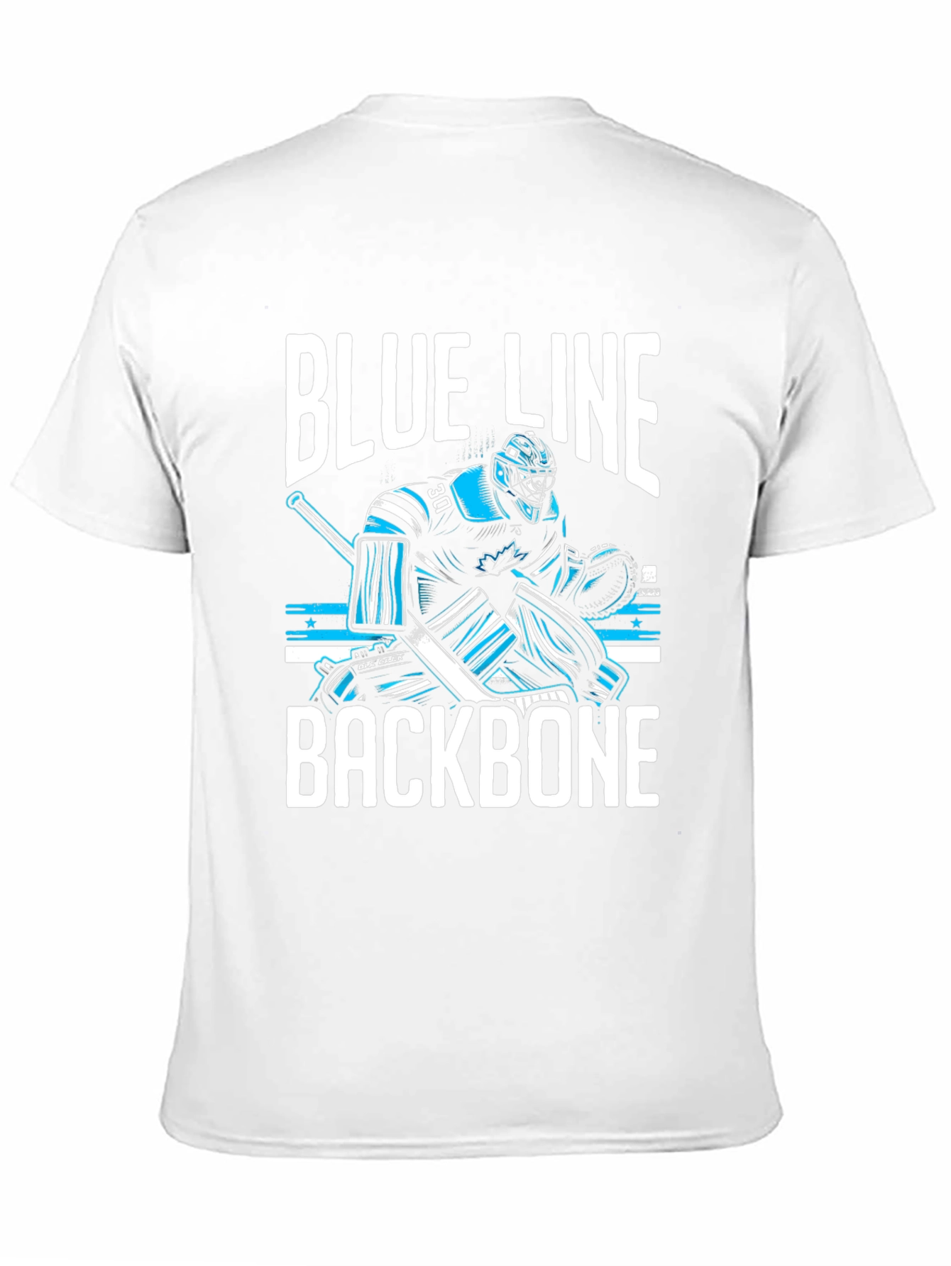 Blue Line Backbone Hockey Goalie T-Shirt