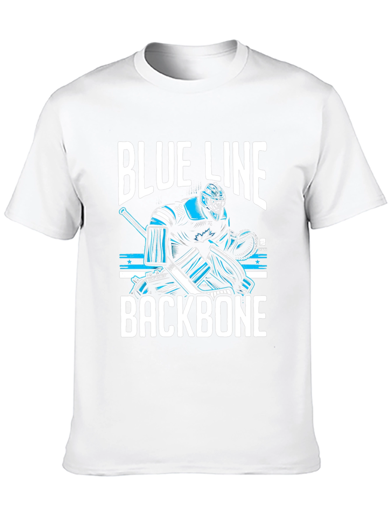 Blue Line Backbone Hockey Goalie T-Shirt