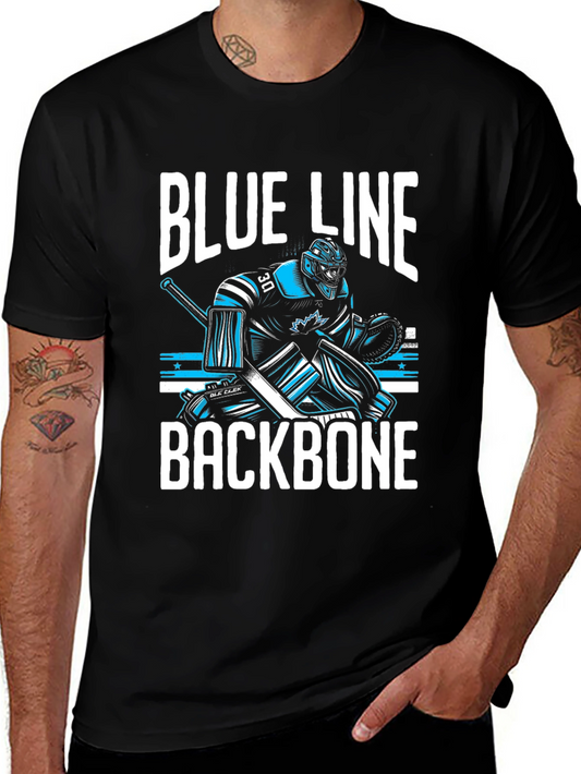 Blue Line Backbone Hockey Goalie T-Shirt