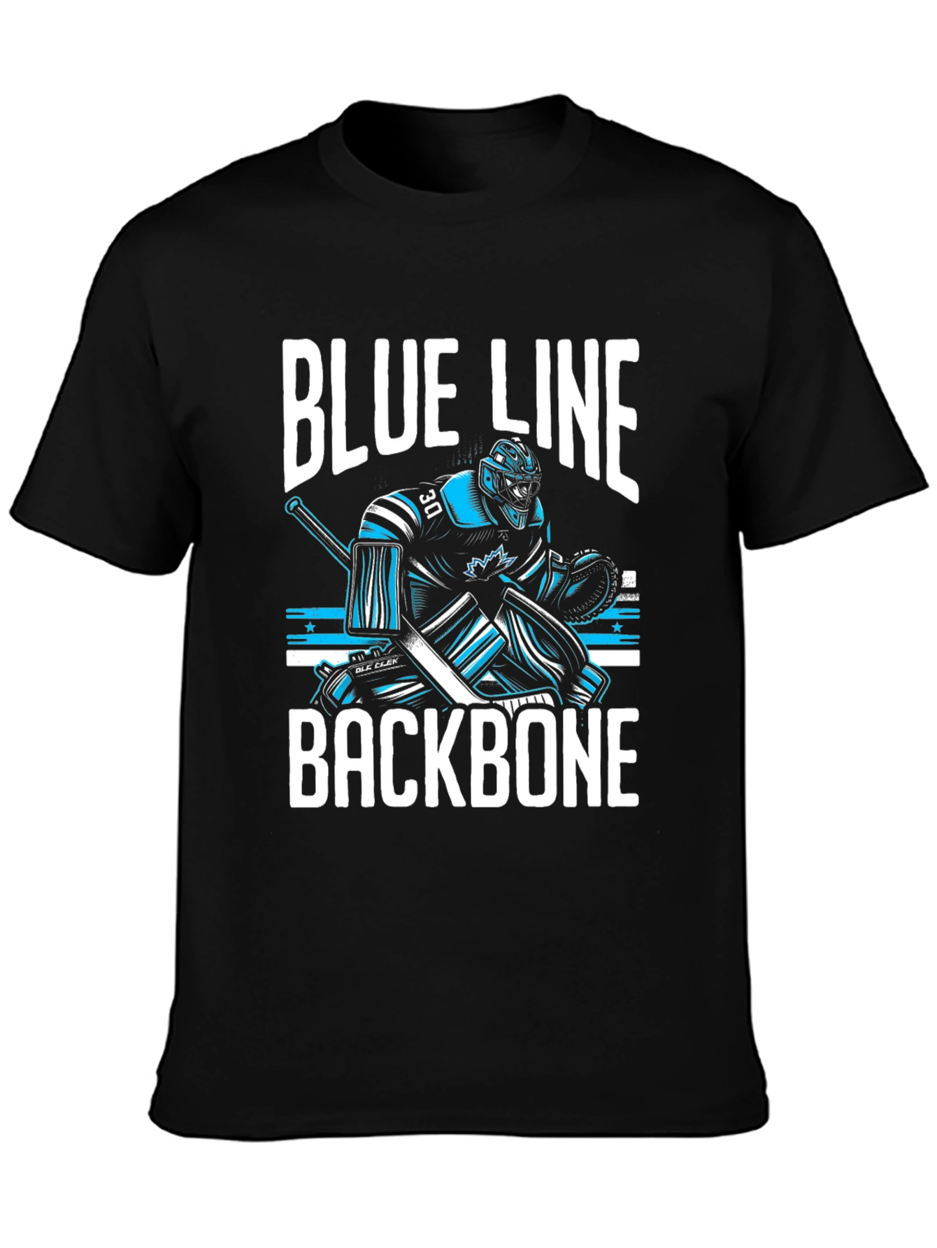 Blue Line Backbone Hockey Goalie T-Shirt