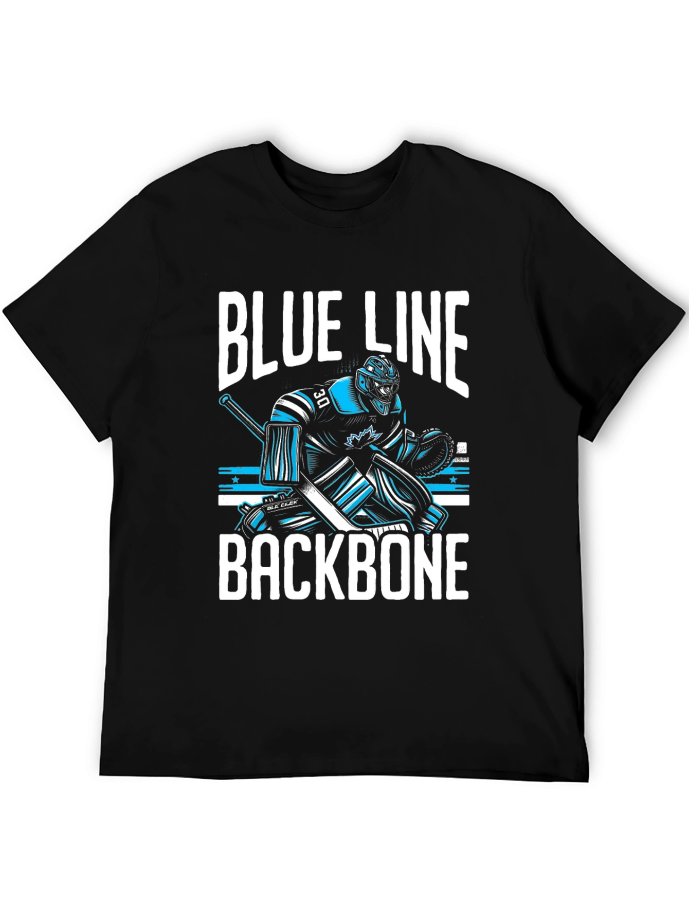 Blue Line Backbone Hockey Goalie T-Shirt