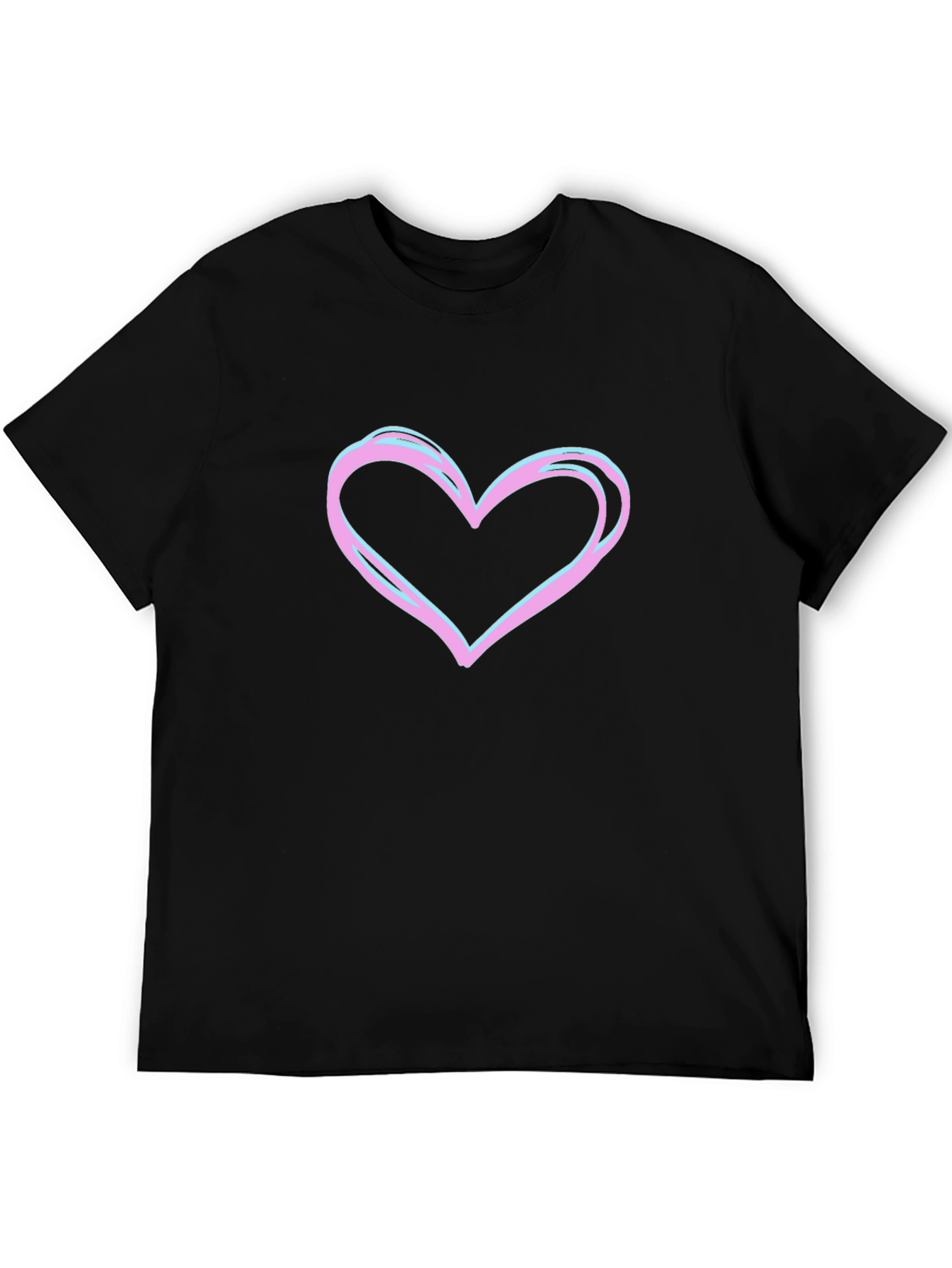 Heart Graphic Tee - Stylish Casual Wear