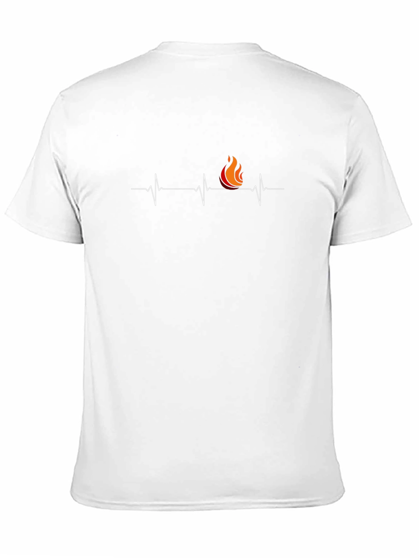 Heartbeat Fire Black T-Shirt