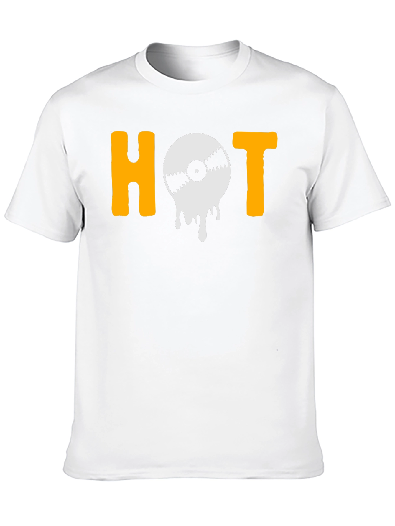 Hot Vinyl Graphic T-Shirt - Music Lover Tee