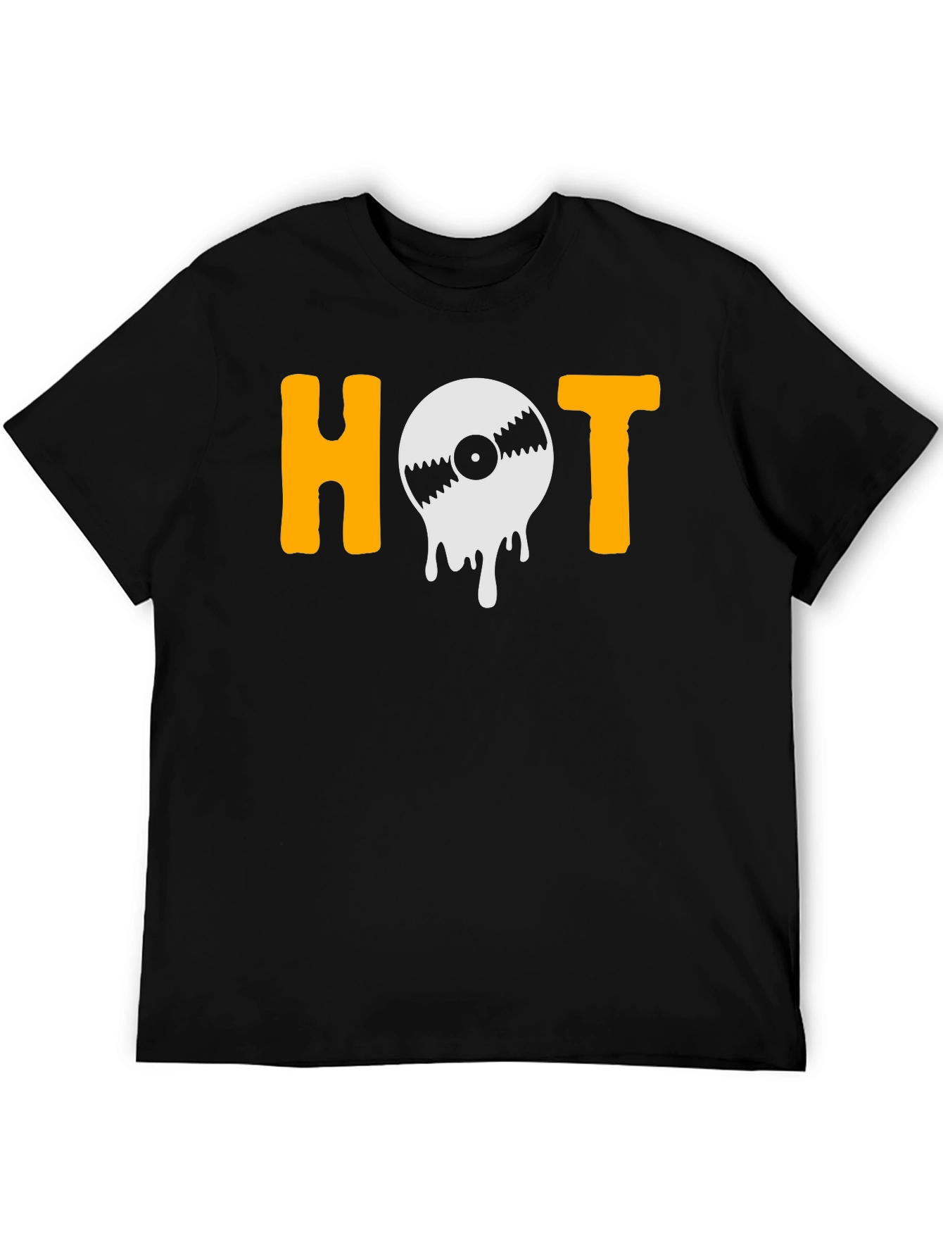 Hot Vinyl Graphic T-Shirt - Music Lover Tee