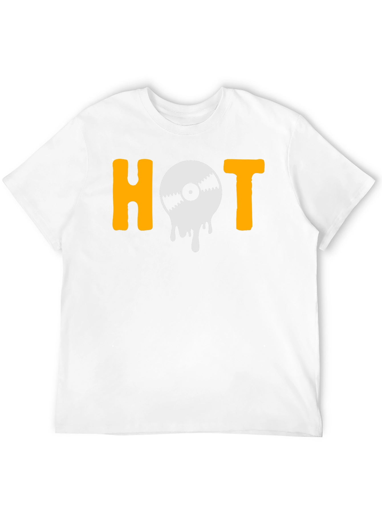 Hot Vinyl Graphic T-Shirt - Music Lover Tee