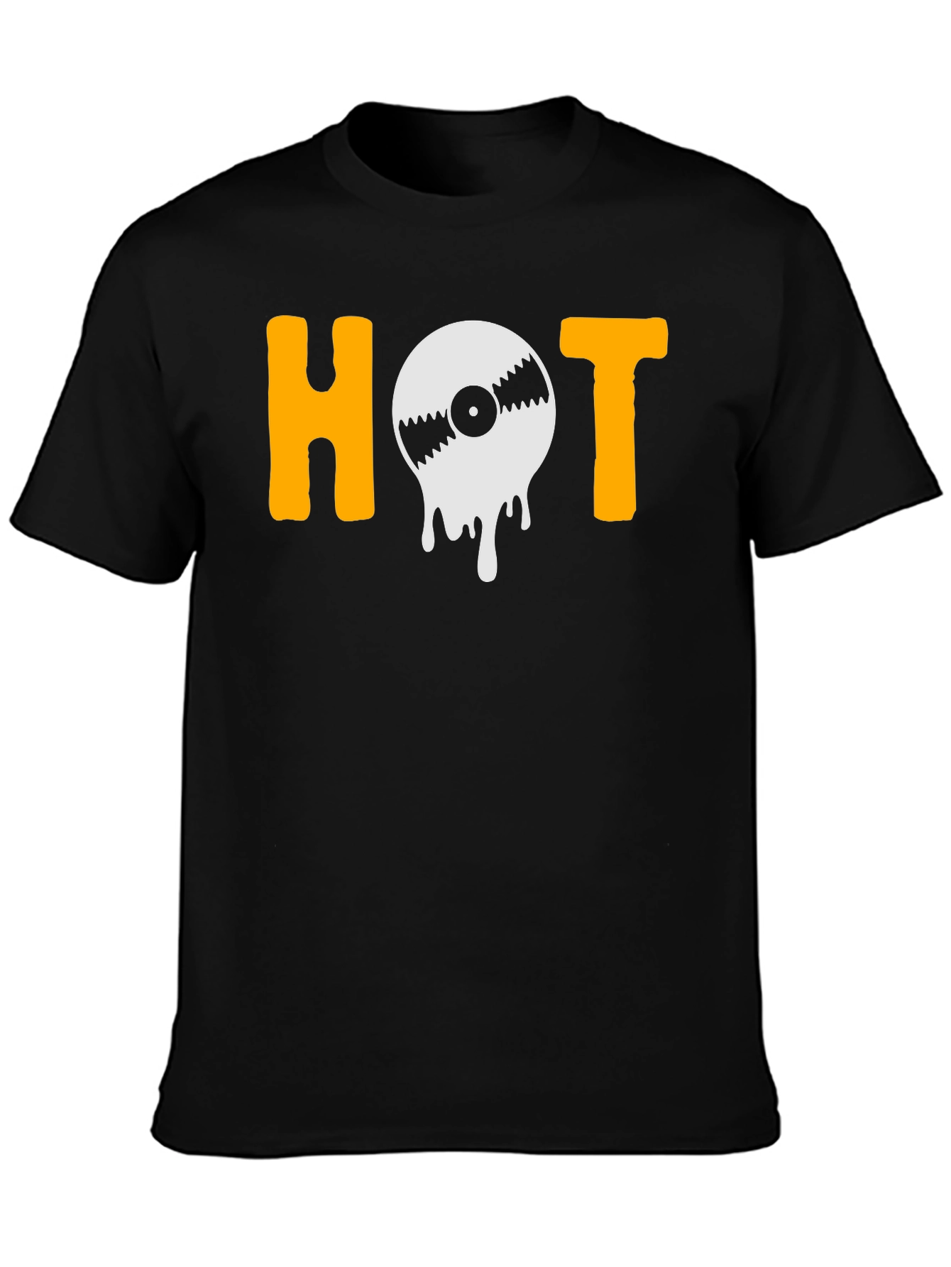 Hot Vinyl Graphic T-Shirt - Music Lover Tee