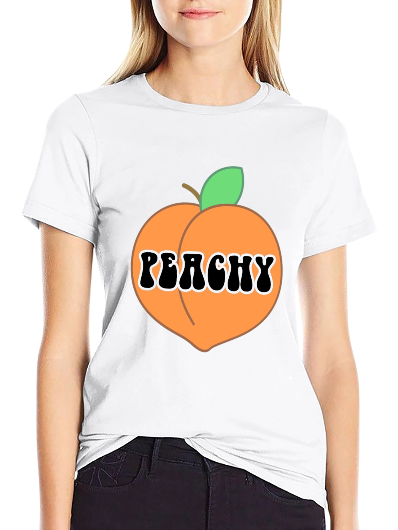 Peachy Graphic T-Shirt - Fun & Trendy