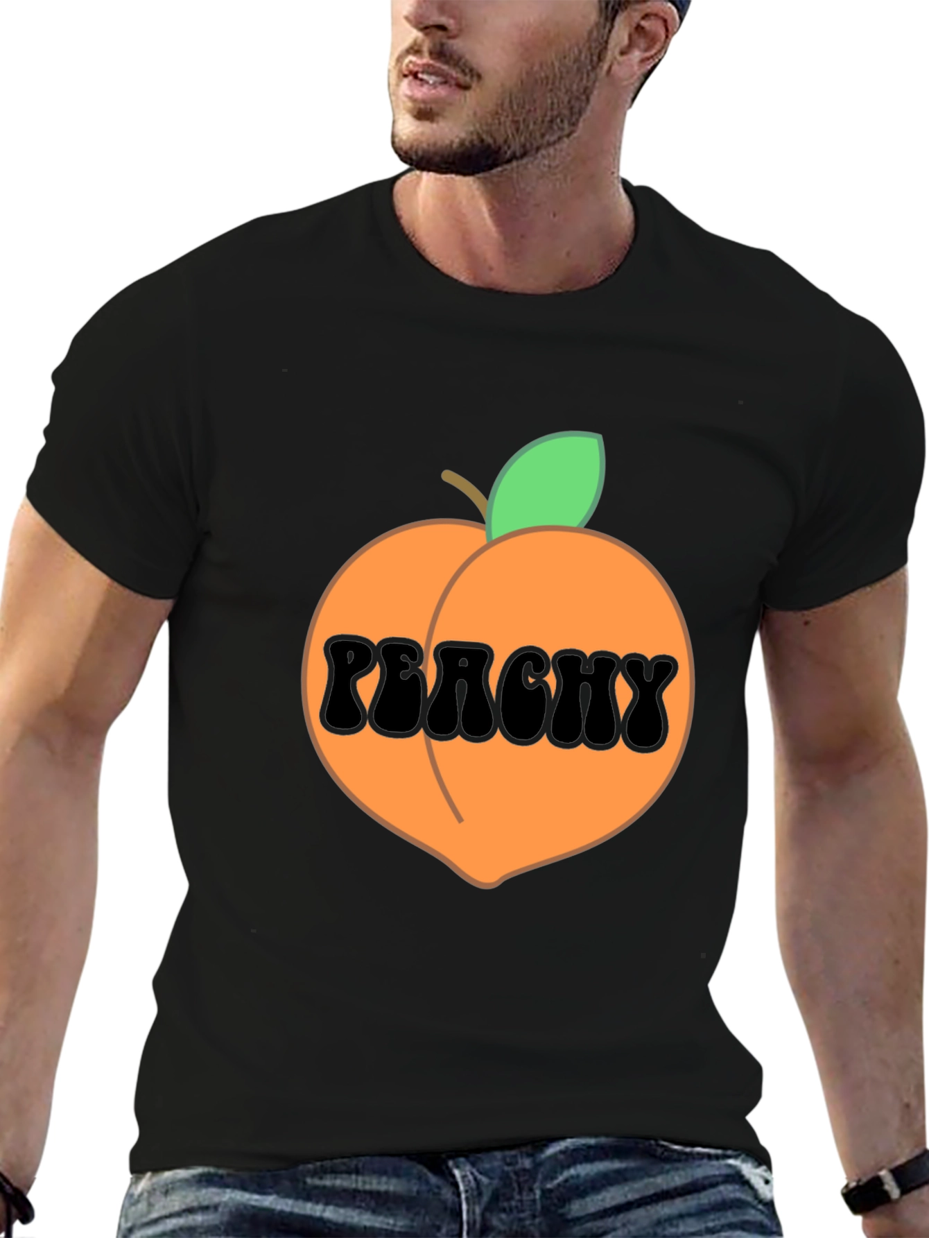 Peachy Graphic T-Shirt - Fun & Trendy