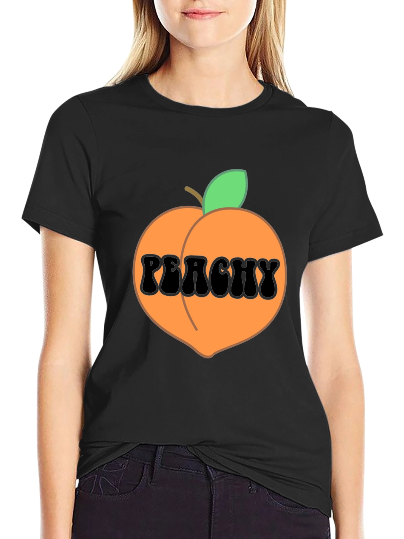 Peachy Graphic T-Shirt - Fun & Trendy