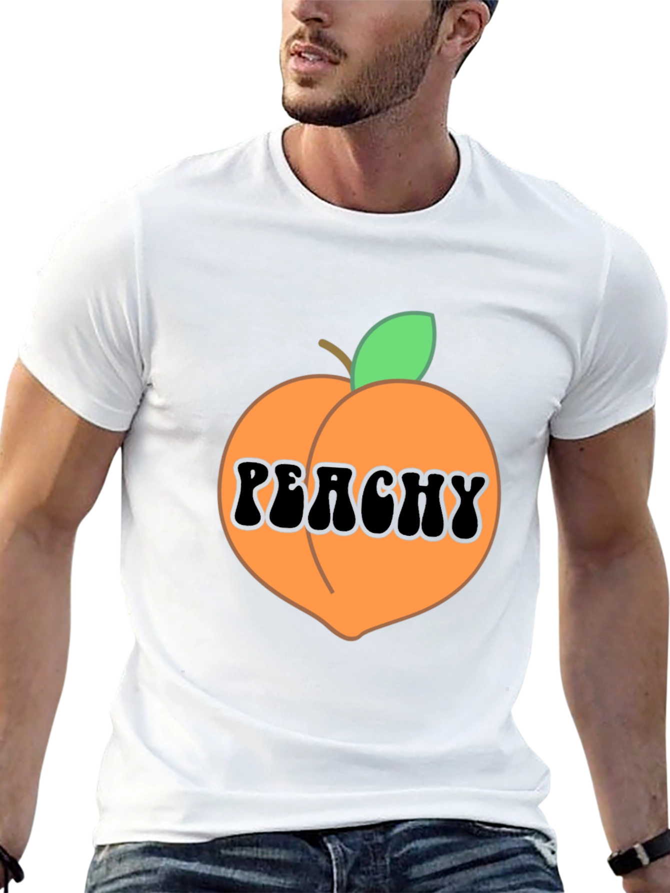 Peachy Graphic T-Shirt - Fun & Trendy