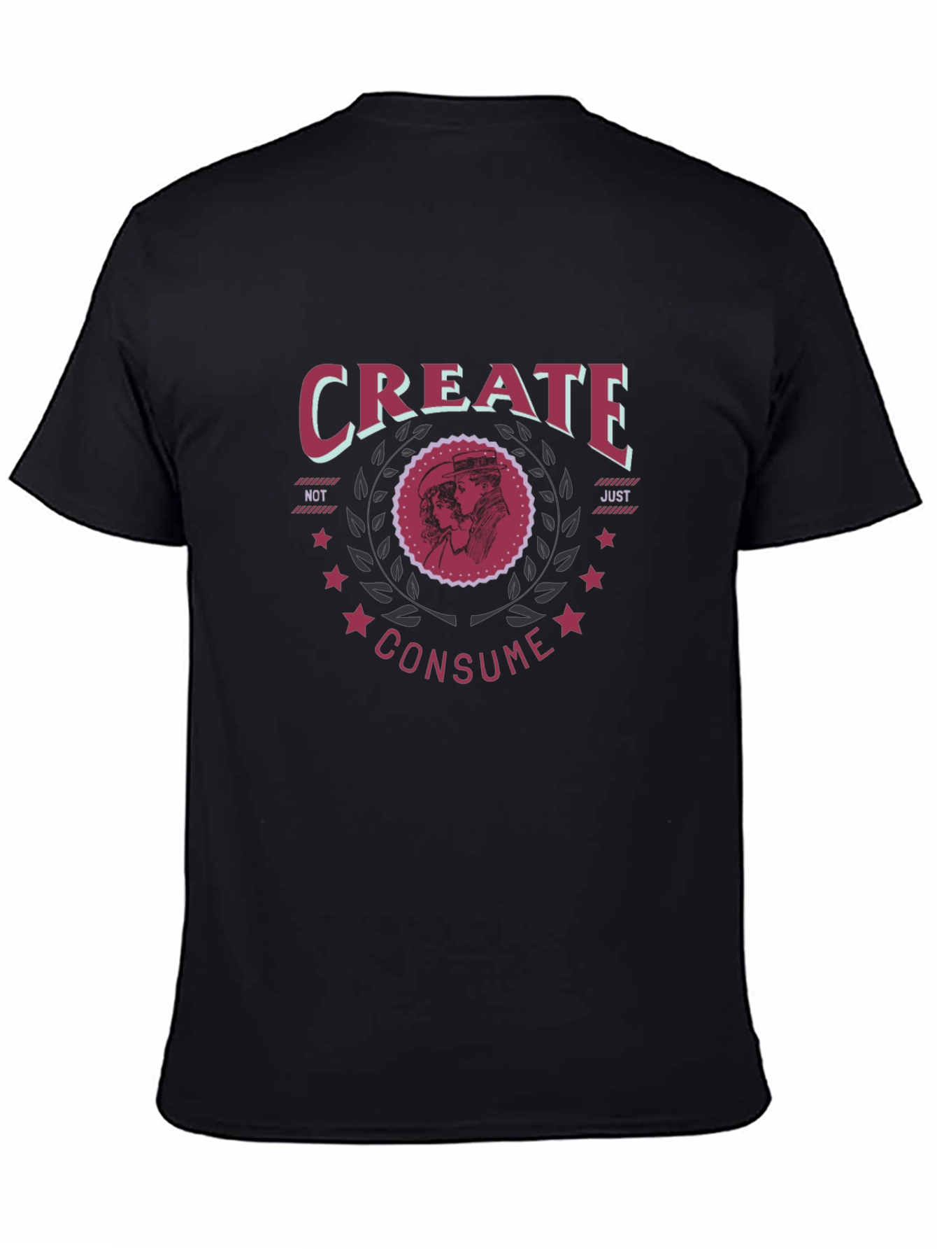 Create Dont Consume Black T-Shirt