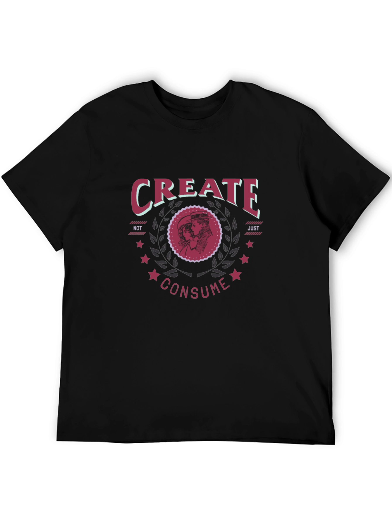 Create Dont Consume Black T-Shirt