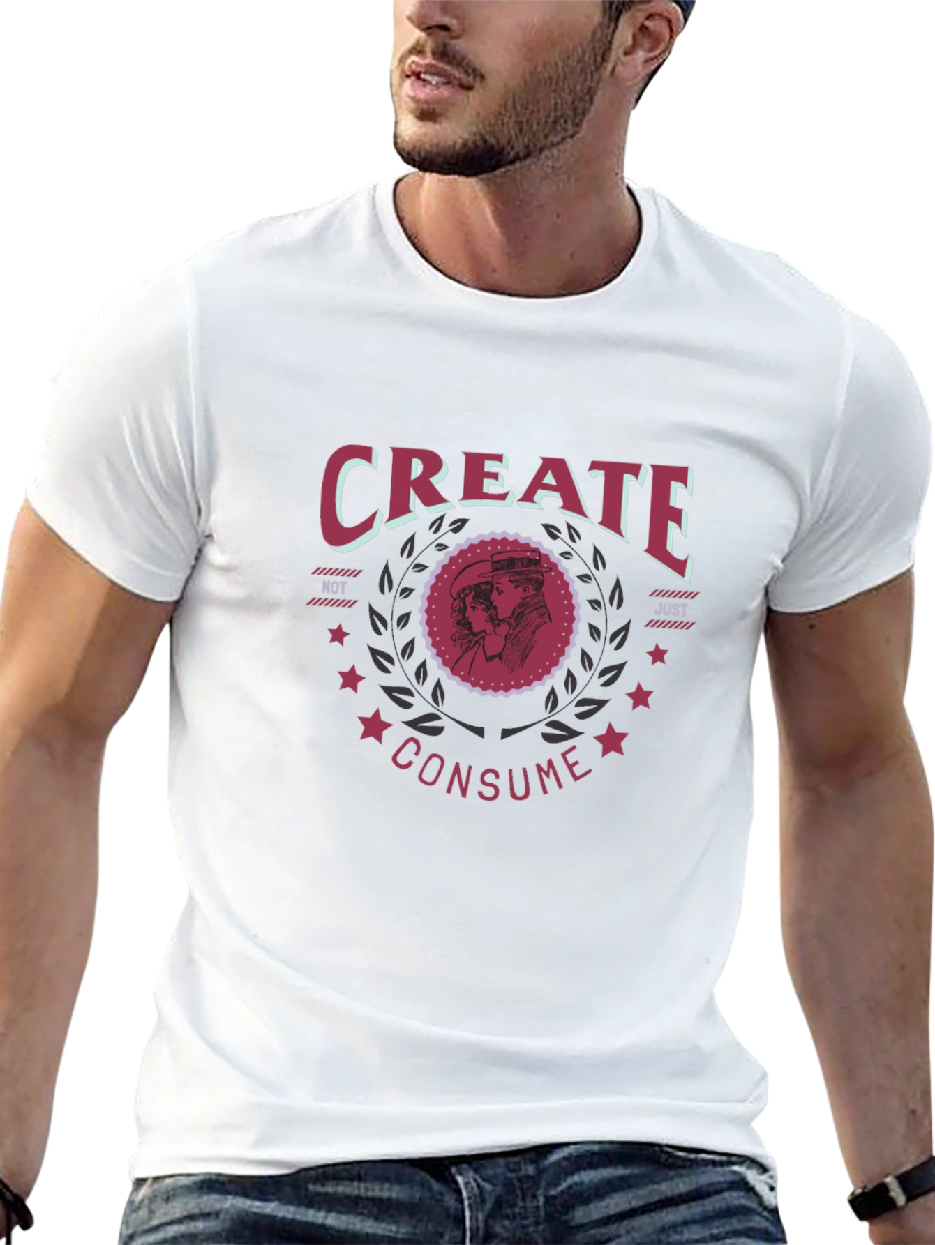 Create Dont Consume Black T-Shirt