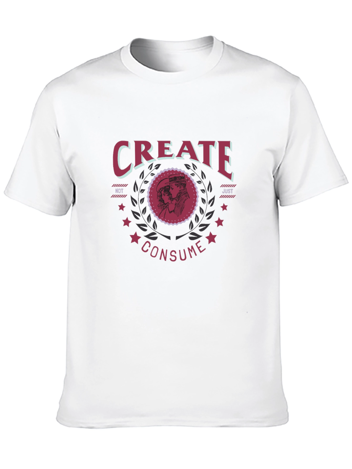 Create Dont Consume Black T-Shirt