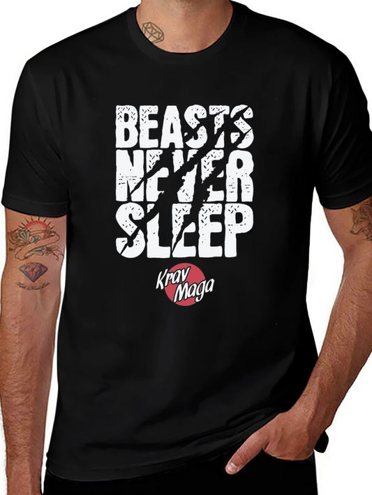 Beasts Never Sleep Krav Maga T-Shirt