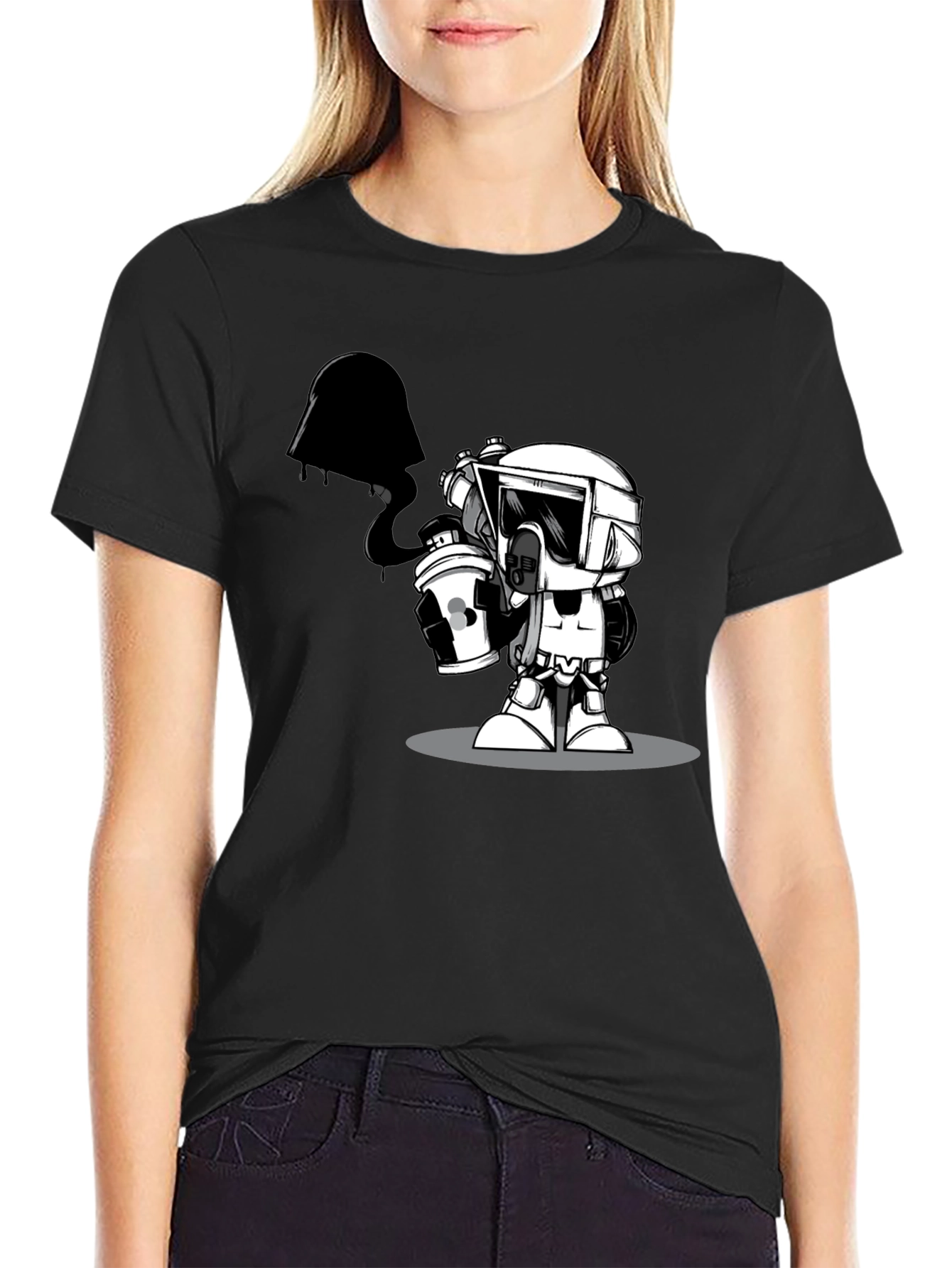 Star Wars Graffiti T-Shirt - Unisex Black Tee