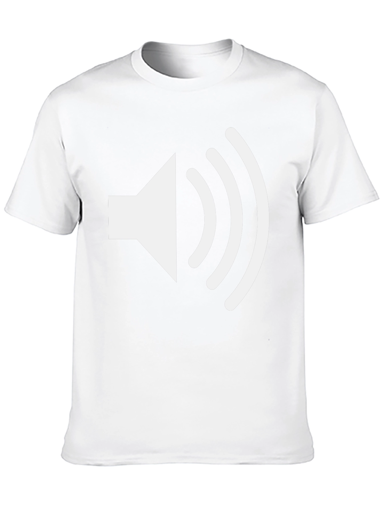 Sound Wave Graphic Tee - Black Cotton T-Shirt