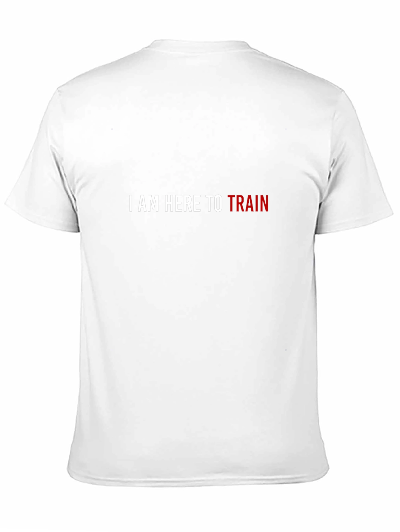 I Am Here to Train T-Shirt - Black