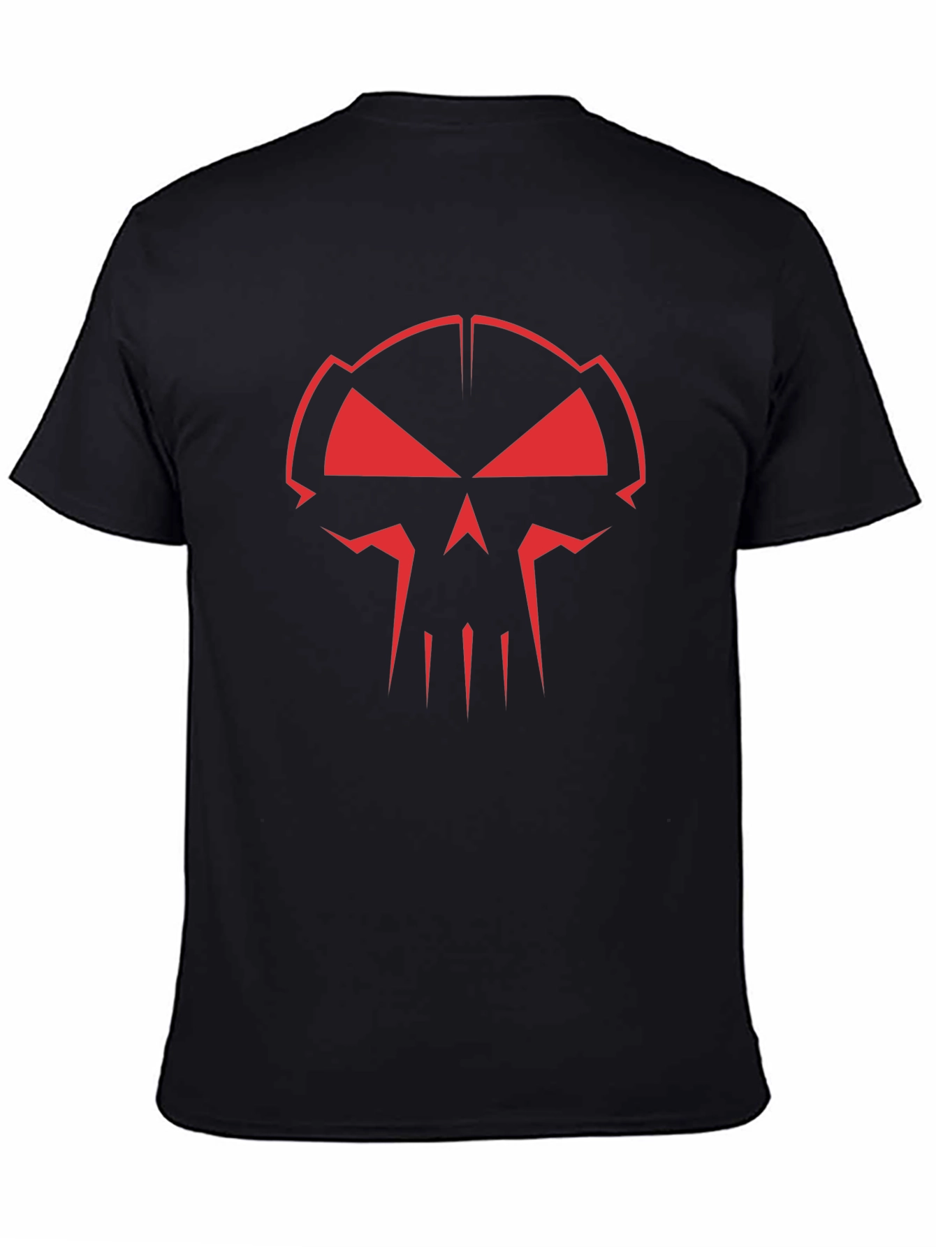Red Skull Graphic Black T-Shirt