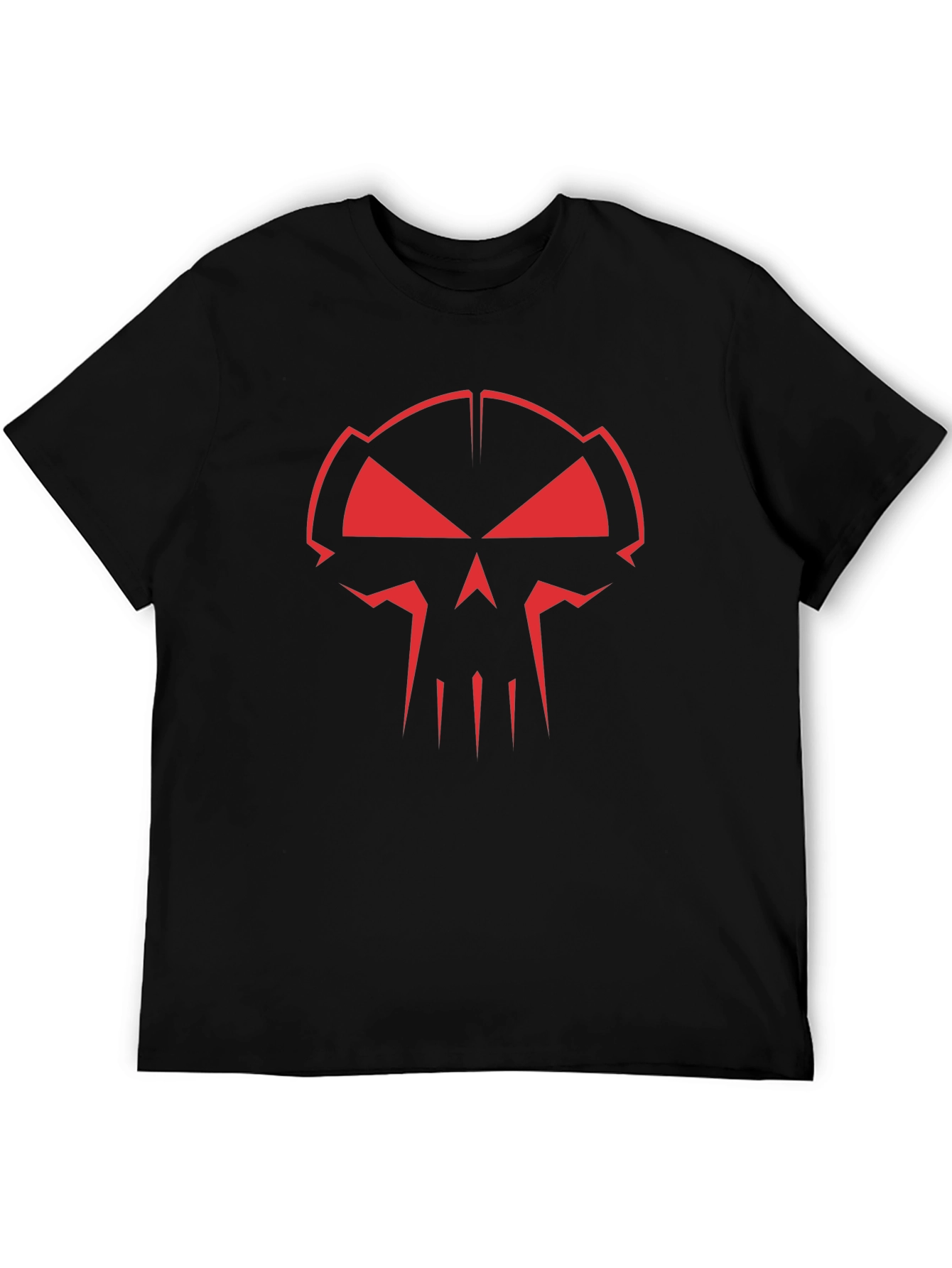 Red Skull Graphic Black T-Shirt