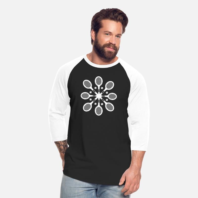 Tennis Christmas Snowflake Pattern