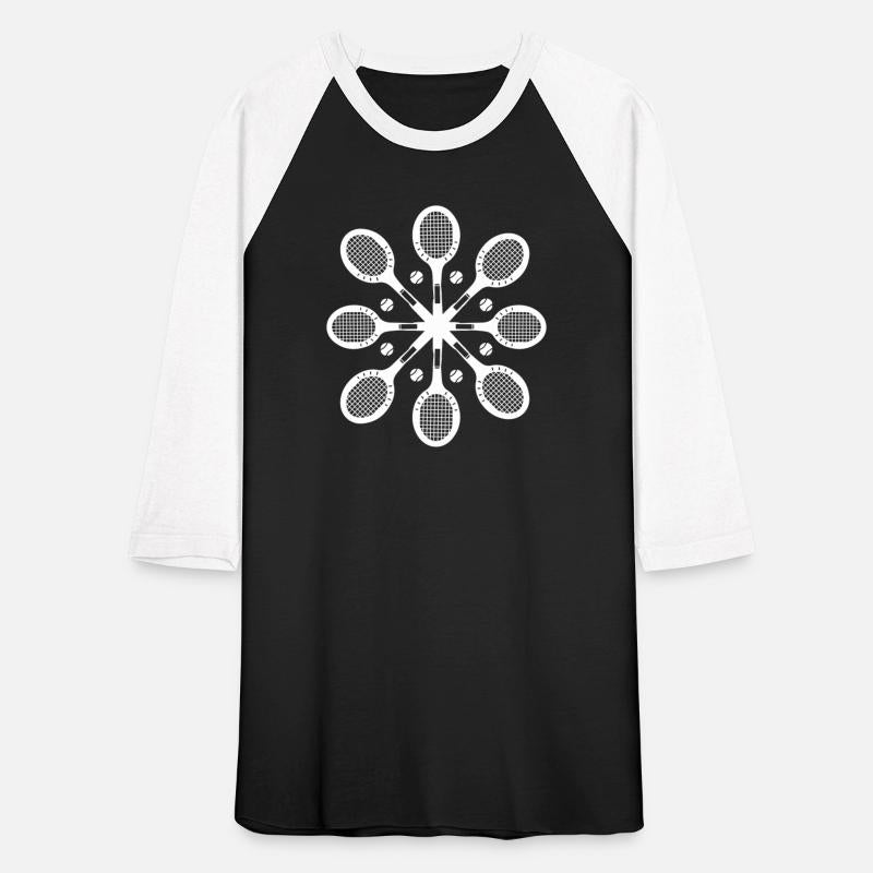 Tennis Christmas Snowflake Pattern