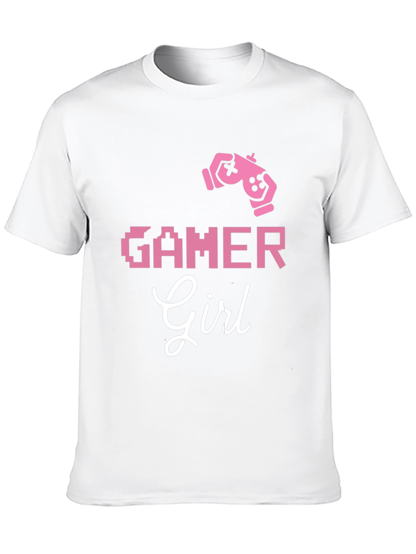 Gamer Girl T-Shirt - Pink Controller Graphic Tee