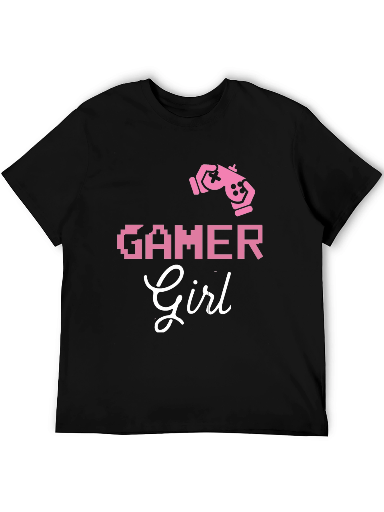 Gamer Girl T-Shirt - Pink Controller Graphic Tee