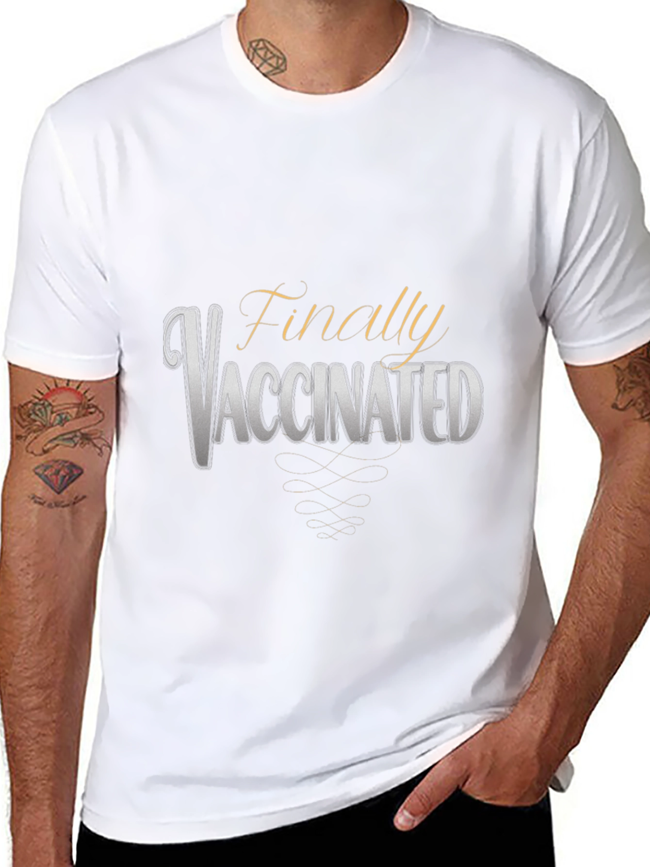 Finally Vaccinated Graphic T-Shirt