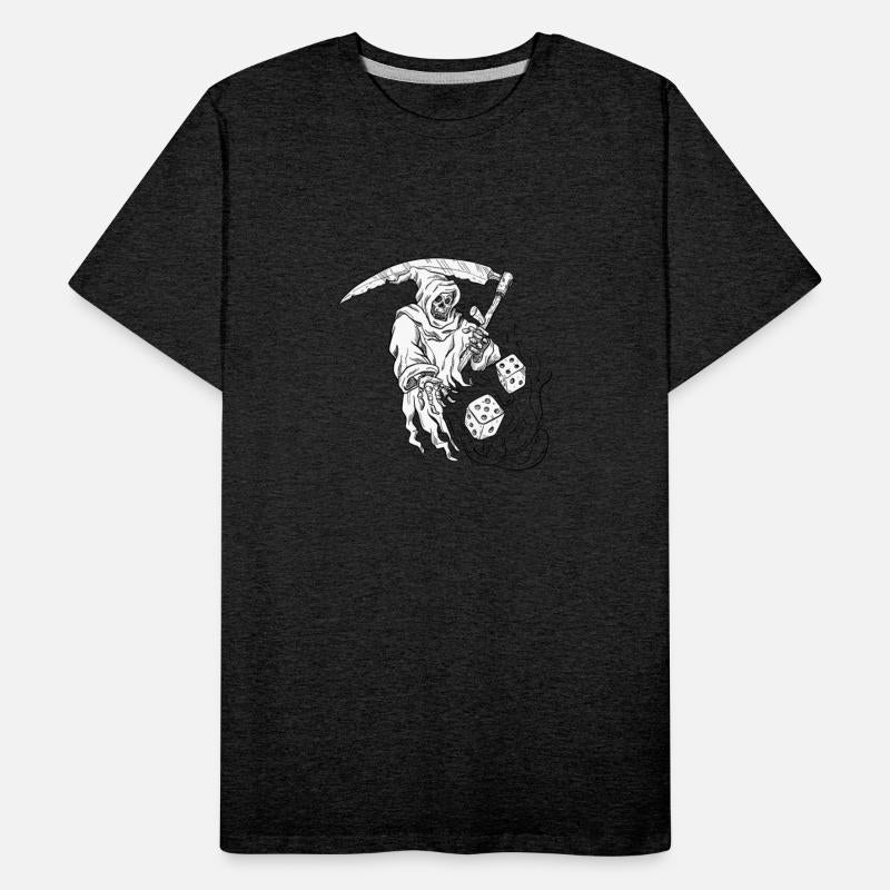 The Grim Reaper Rolling the Dice Drawing