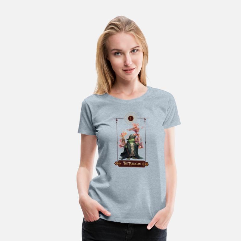 "The Magician" Frog Tarot Card