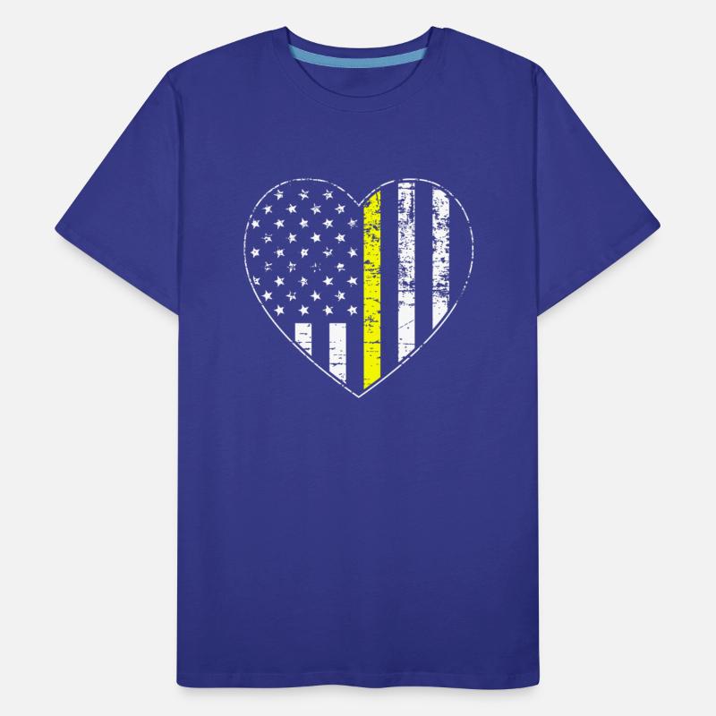 Thin Gold Line Distressed American Flag Heart