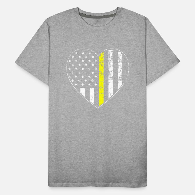 Thin Gold Line Distressed American Flag Heart