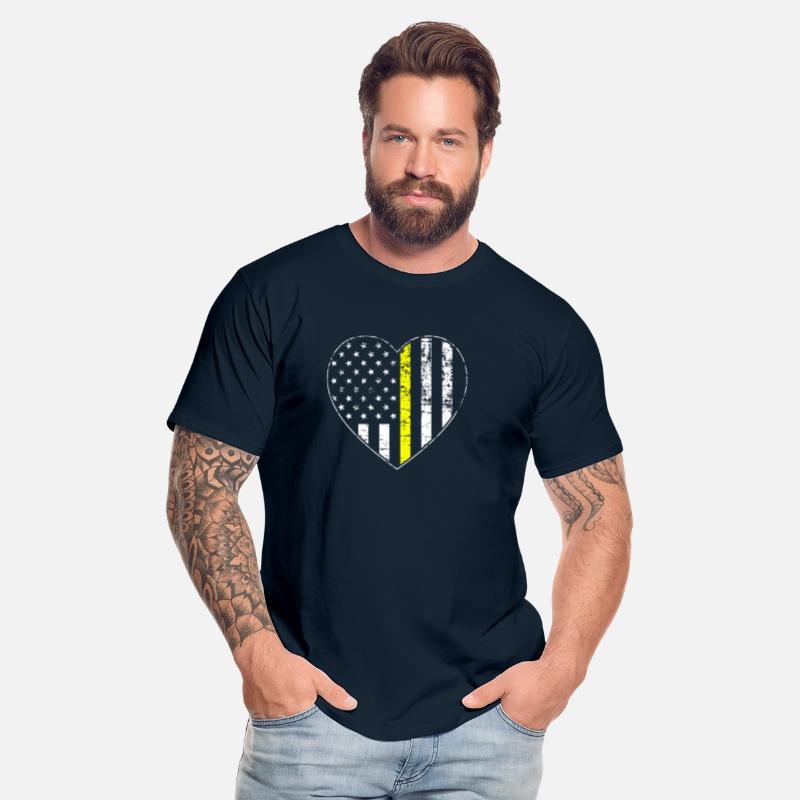 Thin Gold Line Distressed American Flag Heart
