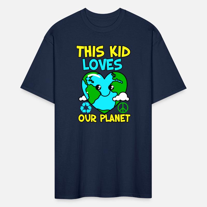 This Kid Loves Our Planet Recycle Peace Earth Dayt