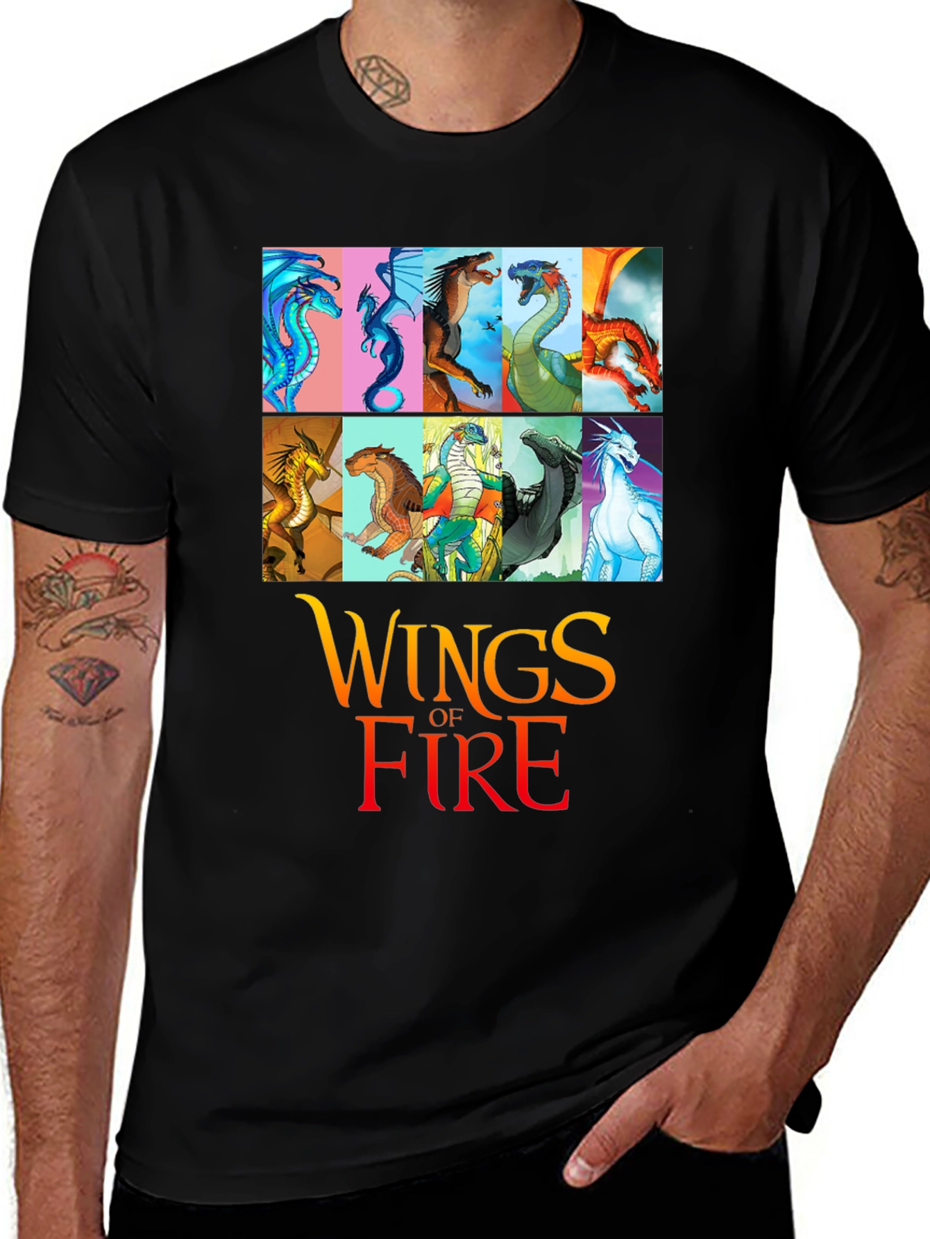 Wings of Fire Dragon T-Shirt Novelty Tee