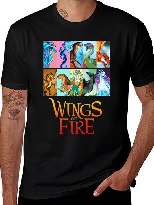 Wings of Fire Dragon T-Shirt Novelty Tee