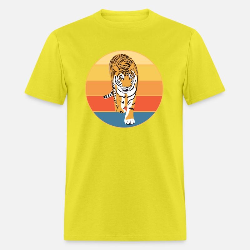Tiger Big Cat Vintage Retro Sunset
