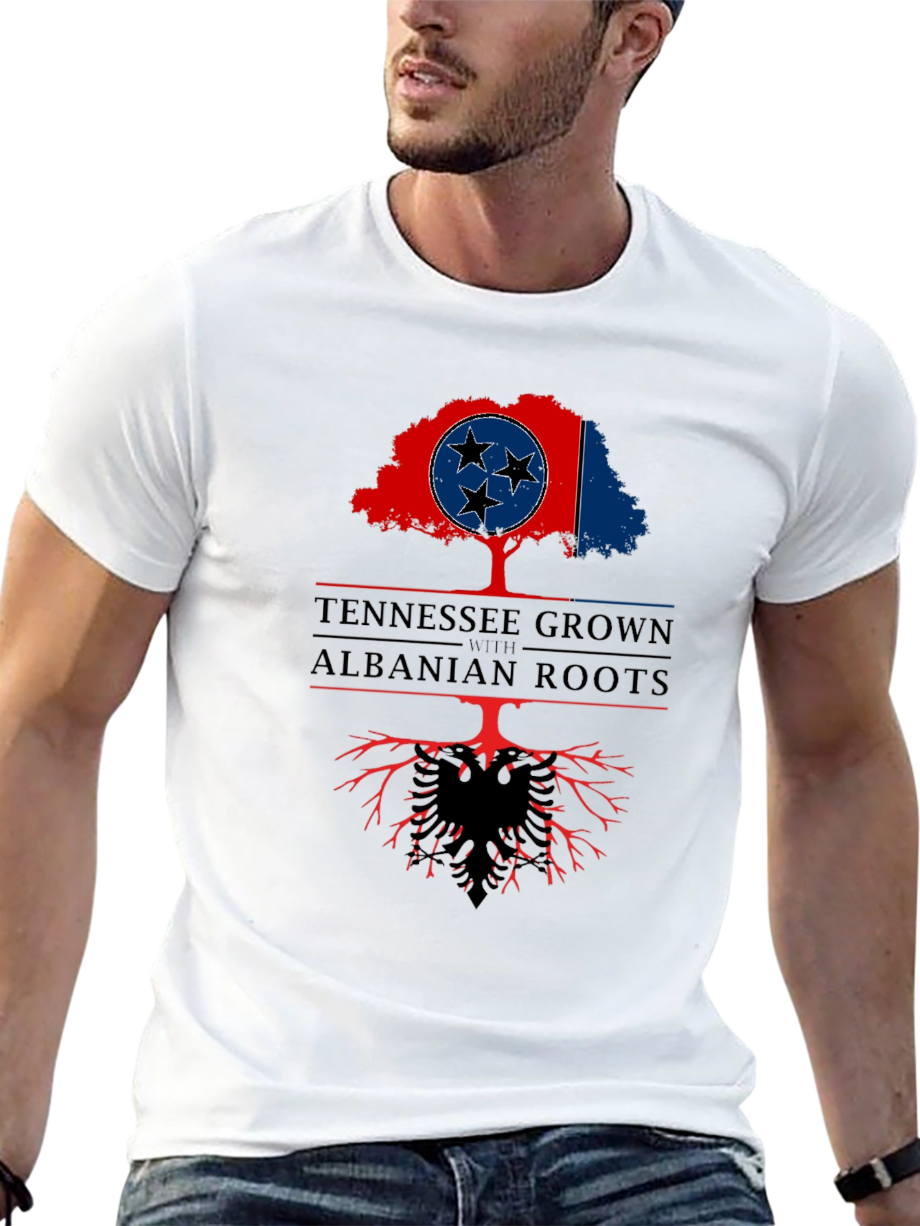 Tennessee Grown with Albanian Roots T-Shirt
