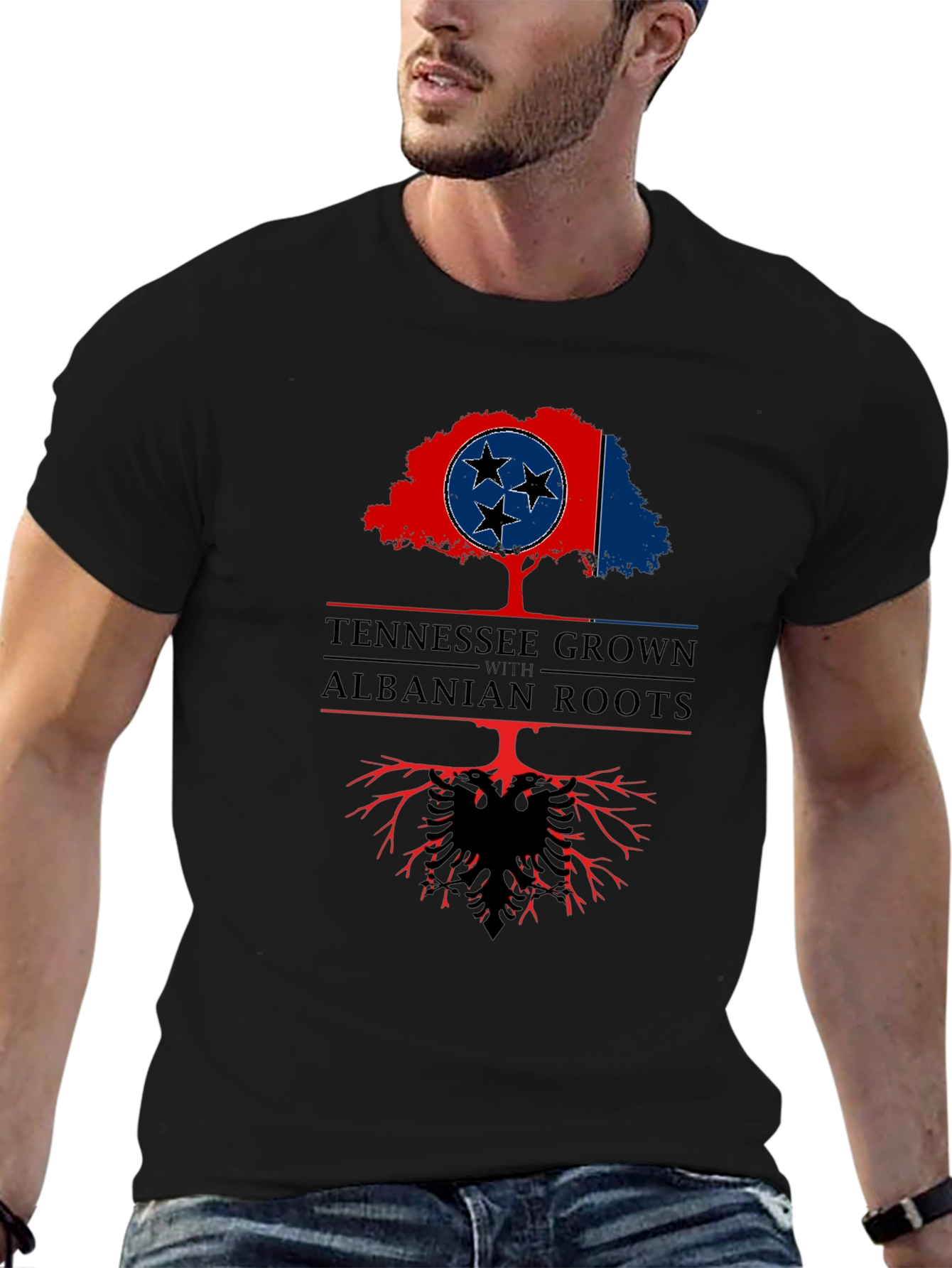 Tennessee Grown with Albanian Roots T-Shirt