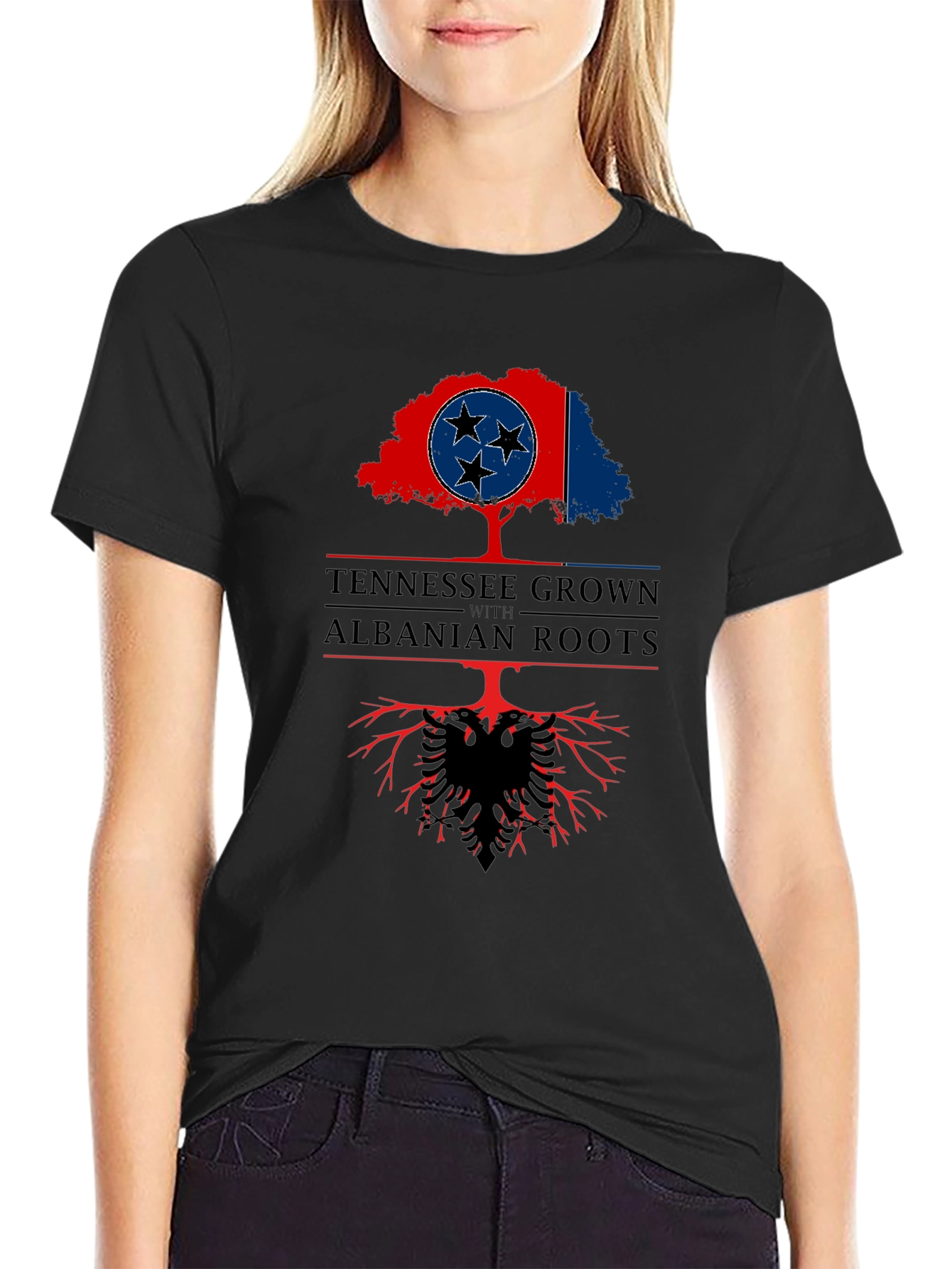 Tennessee Grown with Albanian Roots T-Shirt