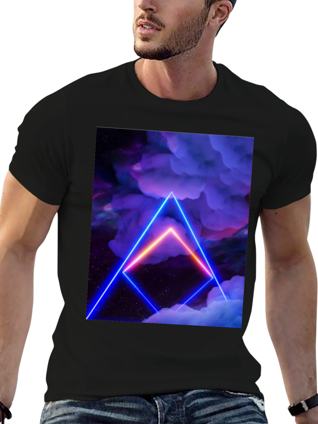 Neon Galaxy T-Shirt: Cool Space Graphic Tee