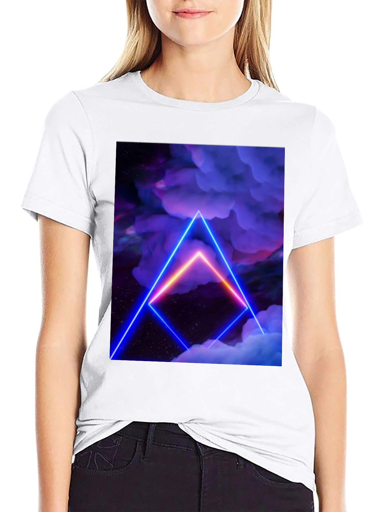 Neon Galaxy T-Shirt: Cool Space Graphic Tee