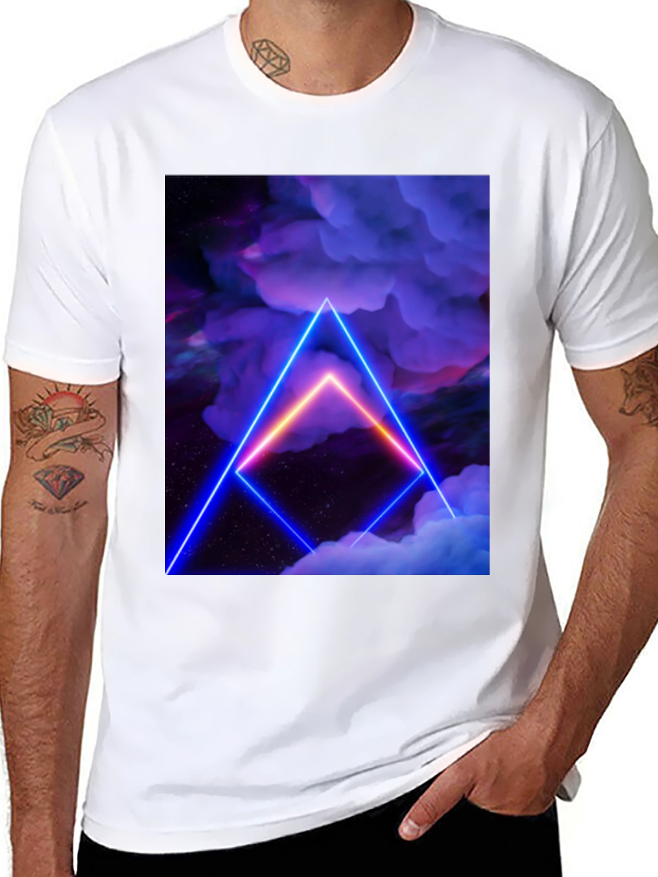 Neon Galaxy T-Shirt: Cool Space Graphic Tee