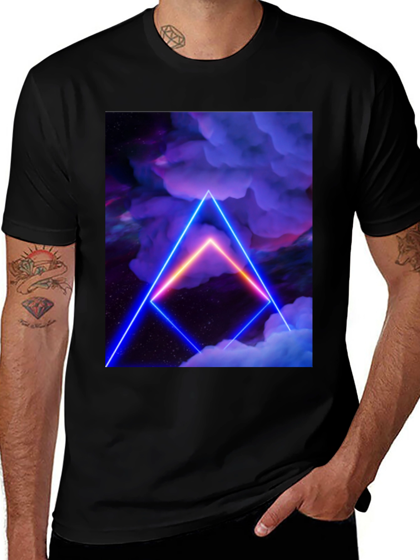 Neon Galaxy T-Shirt: Cool Space Graphic Tee
