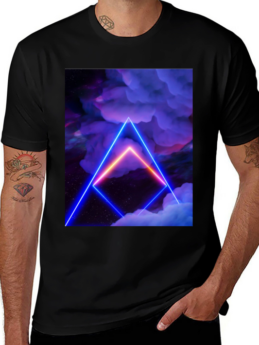 Neon Galaxy T-Shirt: Cool Space Graphic Tee