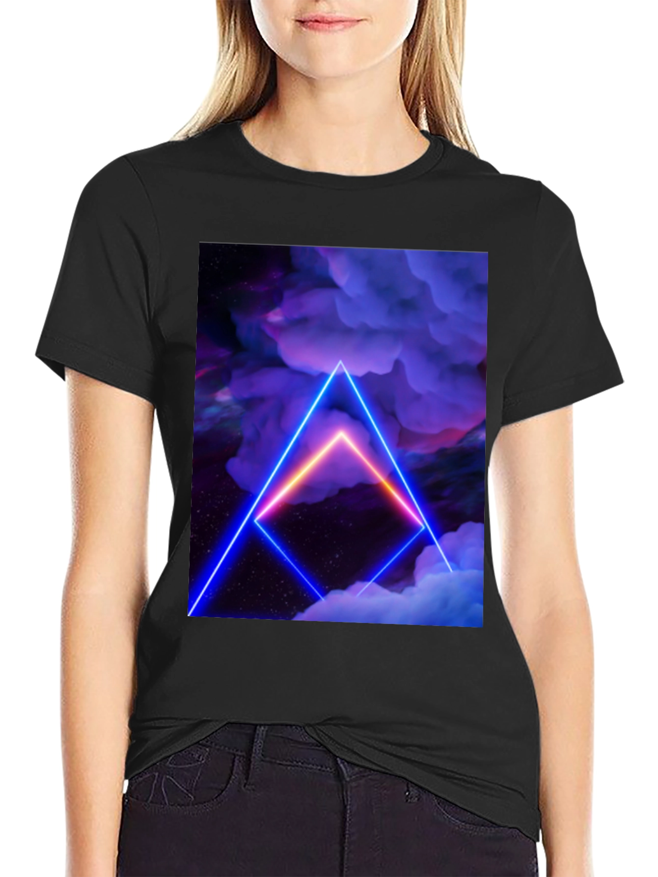 Neon Galaxy T-Shirt: Cool Space Graphic Tee