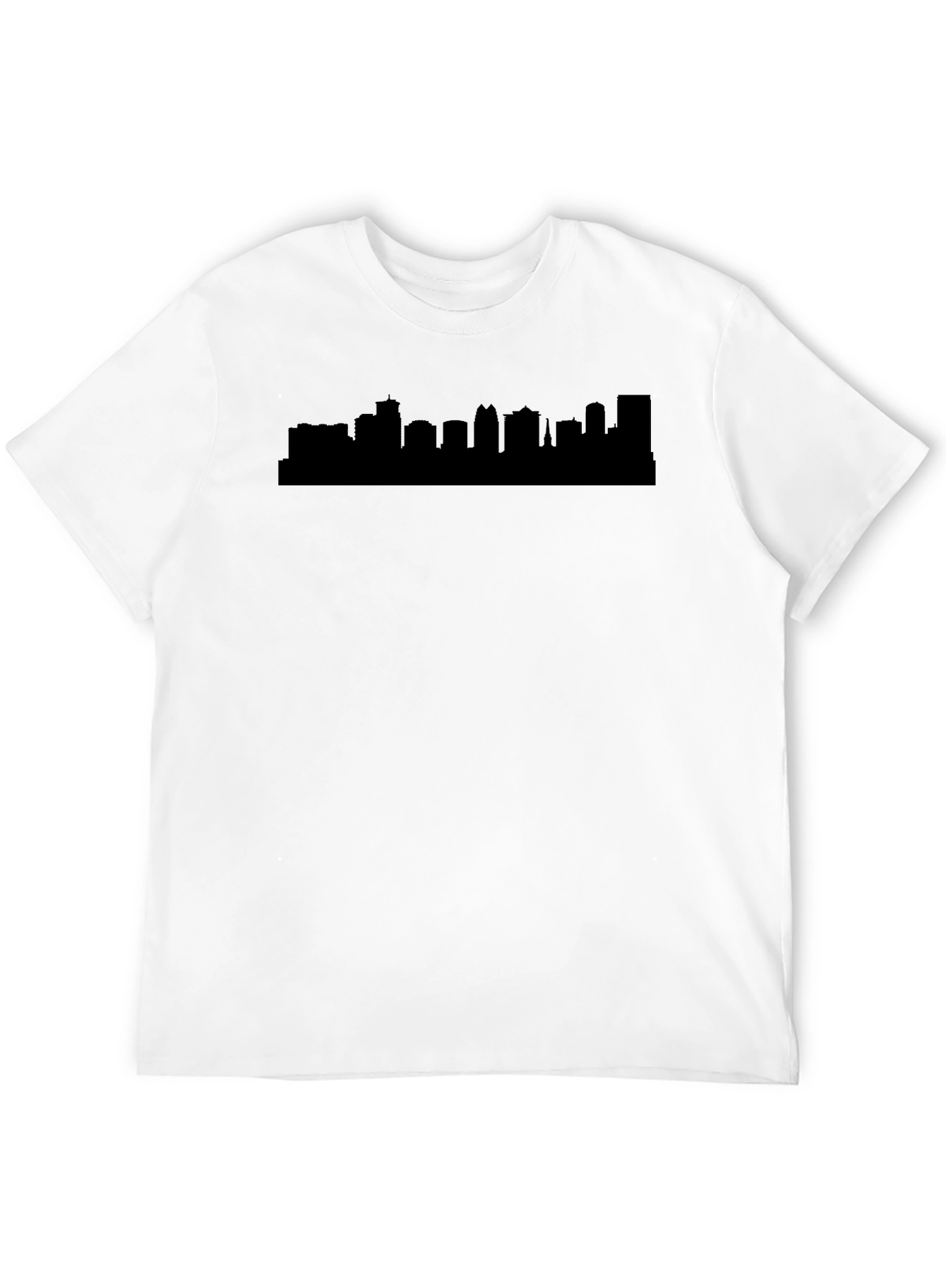 City Skyline Graphic Tee - Black